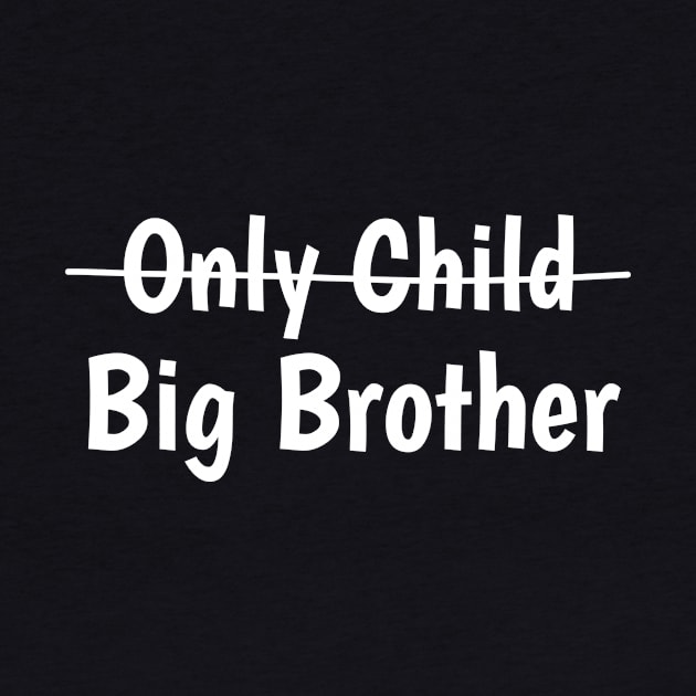 Only Child to Big Brother by Horisondesignz